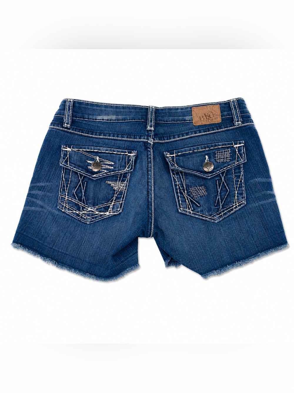 BKE Madison Denim Shorts Embroidered Flap Pocket Women’s Size 29